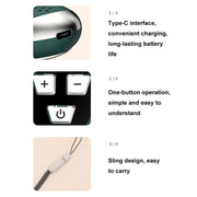 SM-1028 LCD Display CES Low-frequency Pulse Smart Handheld Music Sleep Instrument(Green)