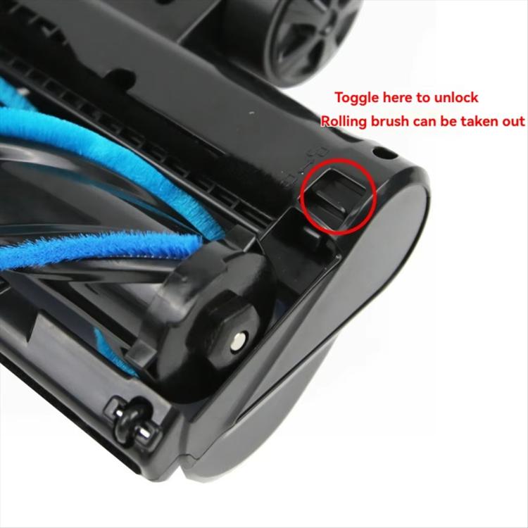 For INSE Vacuum Cleaner Head Brush Soft Roller Suction Head Accessories(Black) - Other Accessories by PMc TechLife | Online Shopping South Africa | PMc TechLife | Buy Now Pay Later Mobicred