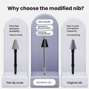 For Redmi Smart Pen Modified Tip Replacement Pencil Nib Metal Core Semi-transparent