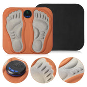 EMS Smart 6-mode 15-level 3D Foot Massage Pad Microcurrent Foot Massager(Orange)