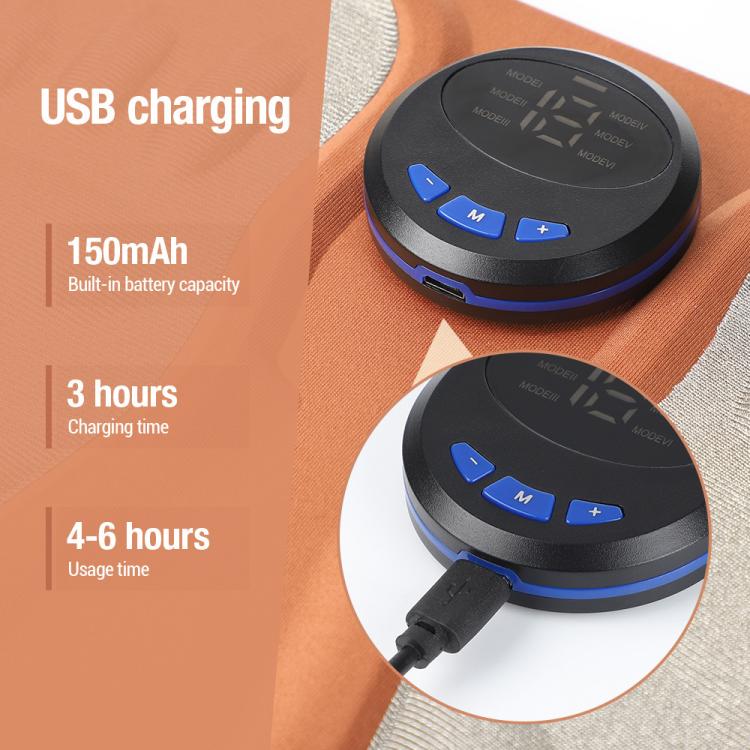 EMS Smart 6-mode 15-level 3D Foot Massage Pad Microcurrent Foot Massager(Orange)