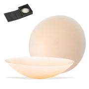 Anti-Bump Ultra-Thin Breathable Silicone Self-Adhesive Invisible Breast Stickers, Size: 8CM Dark Skin(Magnet Box)