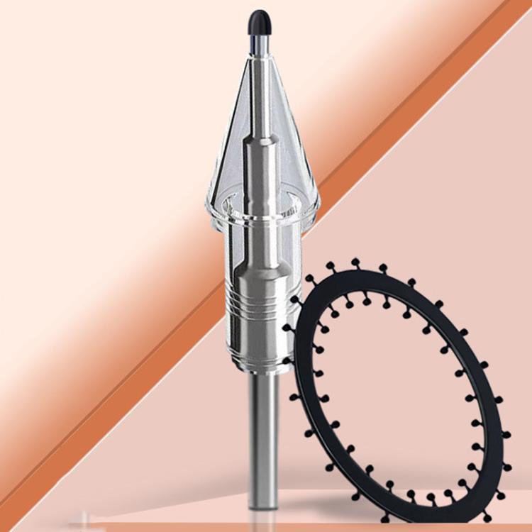 For Xiaomi Smart Pen 2nd Gen Replacement Tip Damped Needle-tip Pen Nib With 1 Circle Pen Tip Cap Transparent