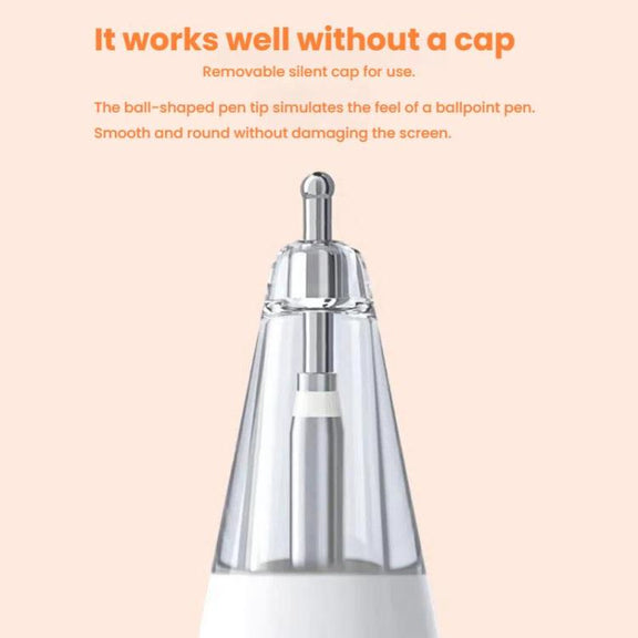 For Xiaomi Smart Pen 2nd Gen Replacement Tip Damped Needle-tip Pen Nib With 2 Circles Pen Tip Cap White