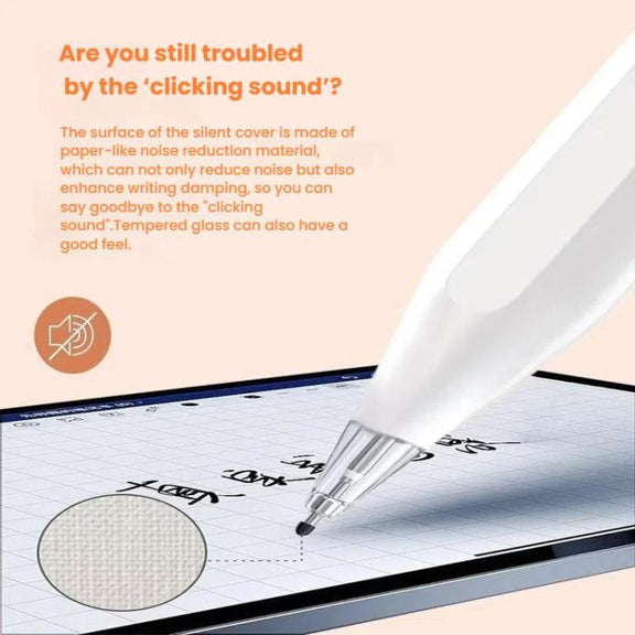 For Xiaomi Smart Pen 2nd Gen Replacement Tip Damped Needle-tip Pen Nib With 2 Circles Pen Tip Cap White