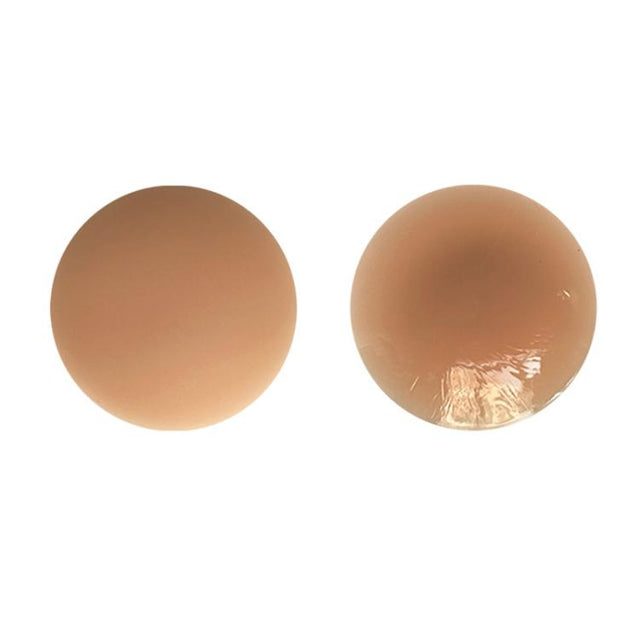 Ultra-thin Invisible Anti-bump Silicone Breast Stickers, Size: 8cm(Wheat skin)