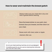 Ultra-thin Invisible Anti-bump Silicone Breast Stickers, Size: 8cm(Dark brown)