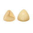 Double-Sided Silicone Thickened Inserts Gather Triangle Breast Pads, Size: L/C(White Skin Color With Orange Box) - free shipping - PMC TechLife - Order now!