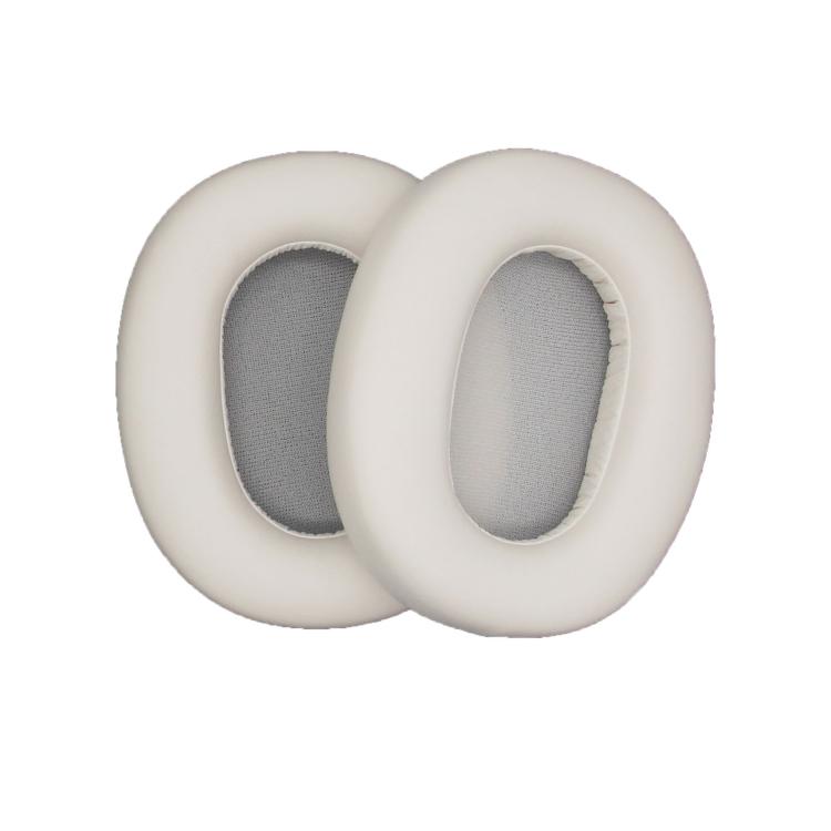 For Edifier W830NB 1pair Bluetooth Headset Leather Sponge Cover Earmuffs(White) - Earmuff & Pad by PMc TechLife | Online Shopping South Africa | PMc TechLife | Buy Now Pay Later Mobicred