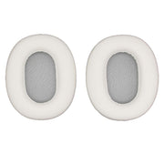 For Edifier W830NB 1pair Bluetooth Headset Leather Sponge Cover Earmuffs(White)