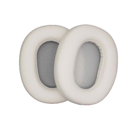 For Edifier W830NB 1pair Bluetooth Headset Leather Sponge Cover Earmuffs(White)