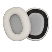 For Edifier W830NB 1pair Bluetooth Headset Leather Sponge Cover Earmuffs(White)