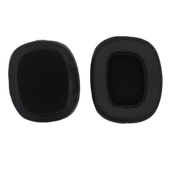 1pair Headphones Sponge Earmuffs Headset Cover For Edifier HECATE G5 / G50 / G35(Black Leather)