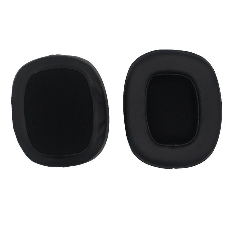 1pair Headphones Sponge Earmuffs Headset Cover For Edifier HECATE G5 / G50 / G35(Black Leather)