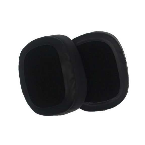 1pair Headphones Sponge Earmuffs Headset Cover For Edifier HECATE G5 / G50 / G35(Black Leather)