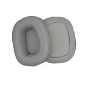 1pair Headphones Sponge Earmuffs Headset Cover For Edifier HECATE G5 / G50 / G35(Gray Leather)