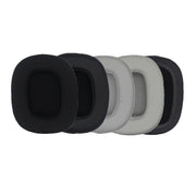 1pair Headphones Sponge Earmuffs Headset Cover For Edifier HECATE G5 / G50 / G35(Black Leather)
