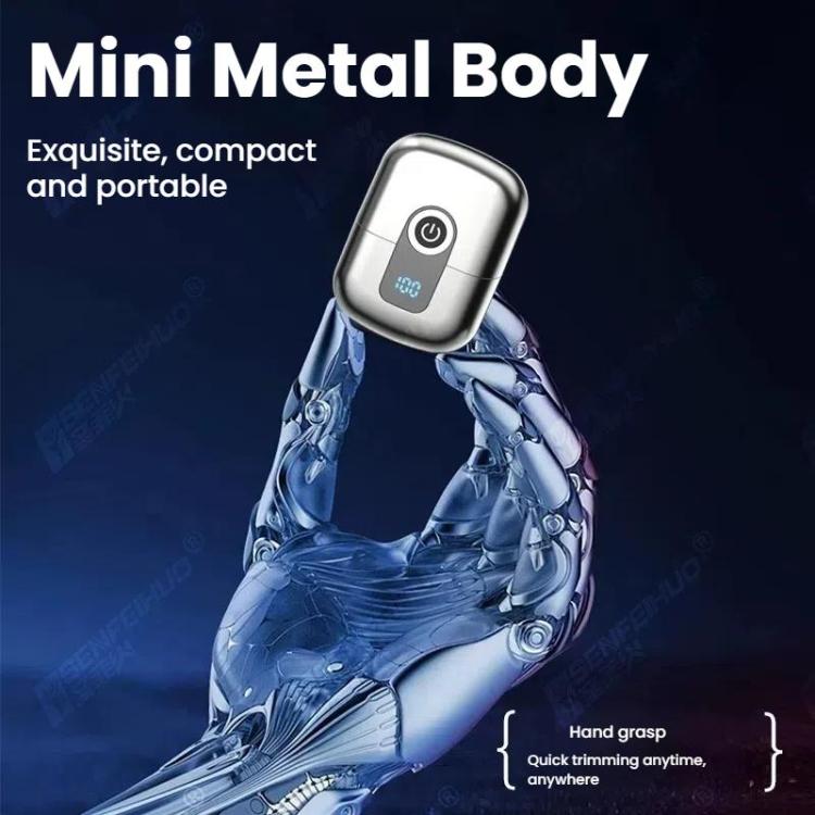 Portable Mini Dual Head Electric Shaver for Men