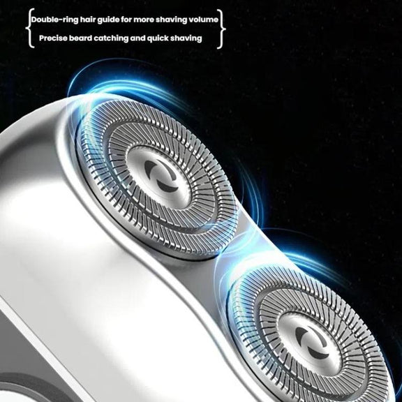 Portable Mini Dual Head Electric Shaver for Men