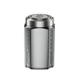 Portable Electric Shaver for Men with LCD Display ��� Travel-Friendly Mini Shaver, USB Type-C Fast Charging, Waterproof & Washable Design, Style: Floating Blade Dark Metallic Gray - free shipping - PMC TechLife - Order now!