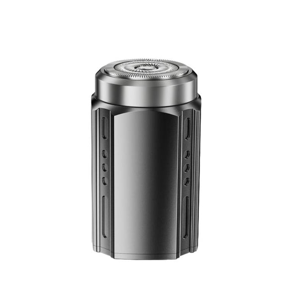 Portable Electric Shaver for Men with LCD Display ��� Travel-Friendly Mini Shaver, USB Type-C Fast Charging, Water-resistant & Washable Design, Style: Floating Blade Black