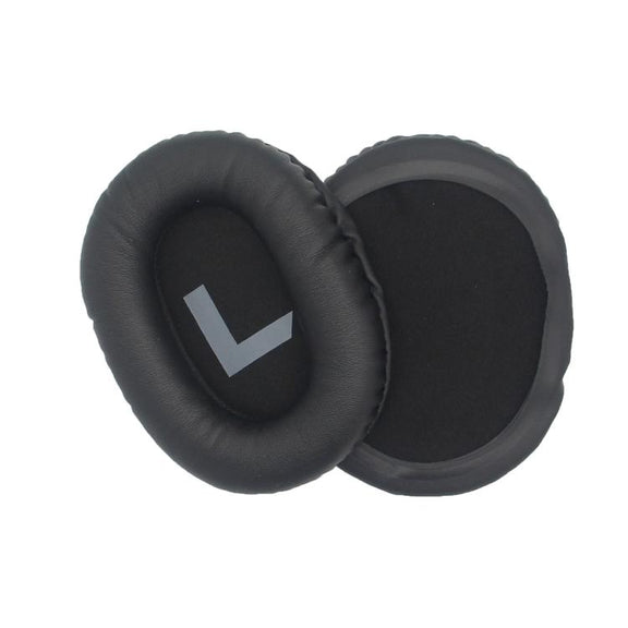 For Somic G936N / G936Pro Commander 1pair Headphones Earmuffs Sponge Covers(Black Leather)