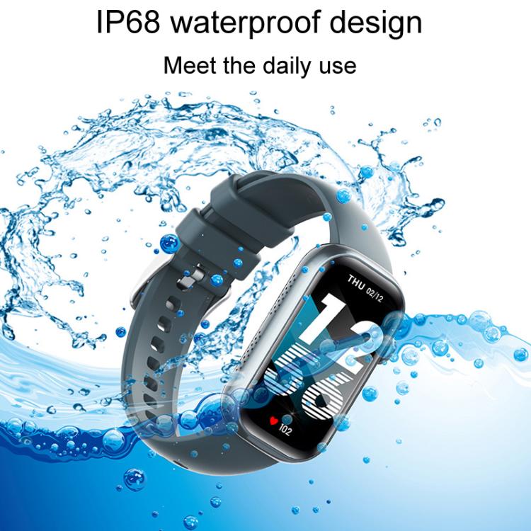 QS50 1.47inch TFT Screen Smart Wristband Support Bluetooth Calling / Oxygen Detection / Sleep Detection / Heart Rate Detection(Gray Green) - free shipping - PMC Jewellery - Order now!