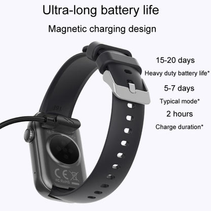 QS50 1.47inch TFT Screen Smart Wristband Support Bluetooth Calling / Oxygen Detection / Sleep Detection / Heart Rate Detection(Gray Green) - free shipping - PMC Jewellery - Order now!