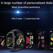 QS50 1.47inch TFT Screen Smart Wristband Support Bluetooth Calling / Oxygen Detection / Sleep Detection / Heart Rate Detection(Black)