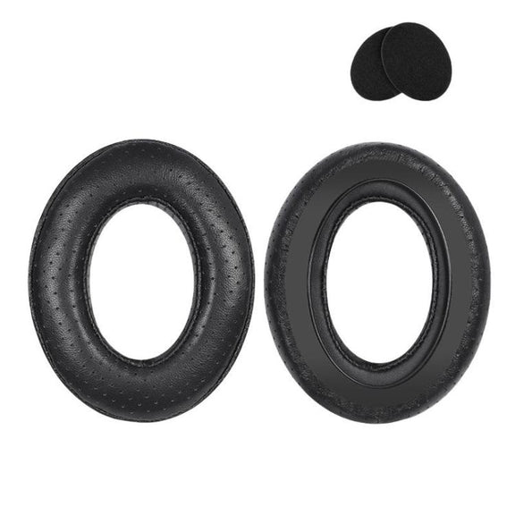 2pcs For Sennheiser HD545 / HD565 / HD580 / HD600 / HD650 Earphone Cover Sponge Earmuffs With Tuning Foam, Material: Lambskin Perforated-Patchwork