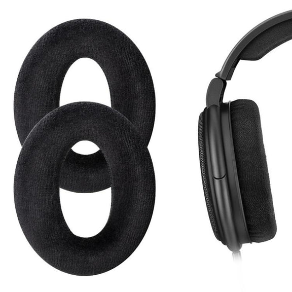 2pcs For Sennheiser HD545 / HD565 / HD580 / HD600 / HD650 Earphone Cover Sponge Earmuffs With Tuning Foam, Material: Lambskin Perforated-Patchwork