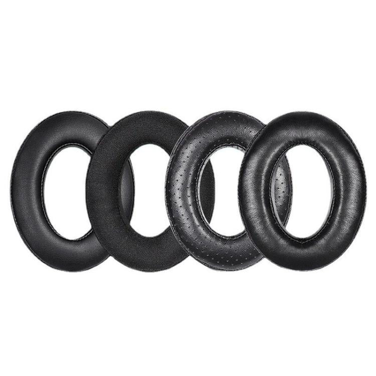 2pcs For Sennheiser HD545 / HD565 / HD580 / HD600 / HD650 Earphone Cover Sponge Earmuffs With Tuning Foam, Material: Protein Leather