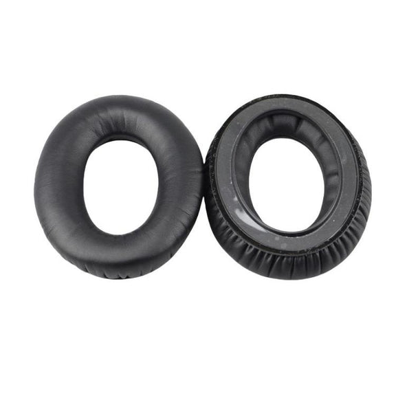 2pcs For Sennheiser HD545 / HD565 / HD580 / HD600 / HD650 Earphone Cover Sponge Earmuffs With Tuning Foam, Material: Protein Leather