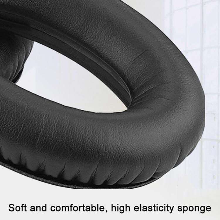 2pcs For Sennheiser HD545 / HD565 / HD580 / HD600 / HD650 Earphone Cover Sponge Earmuffs With Tuning Foam, Material: Lambskin Perforated-Patchwork