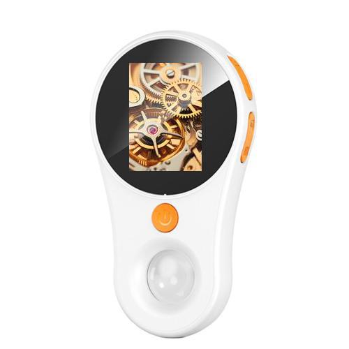 Portable Inspection Jewelry Painting Repair Optical Microscope Mini Primary Secondary Students Experiment Science Apparatus, Style: White