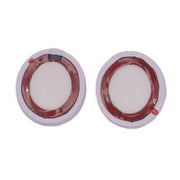 For Beats Solo 4 1pair Headphone Leather Cover Earmuffs Sponge Cover(White)