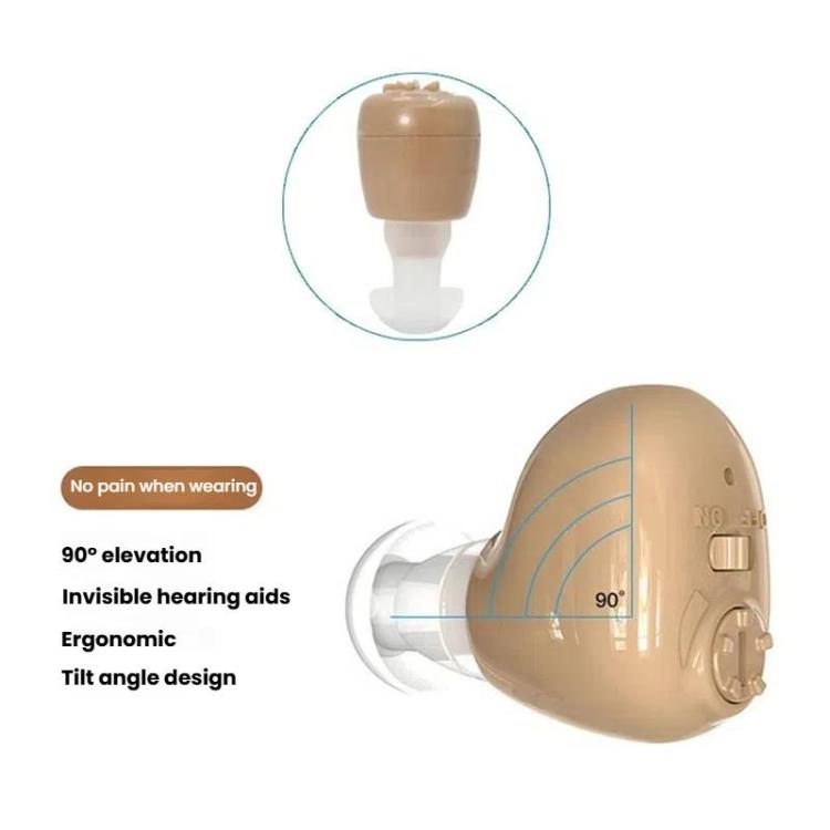 Hearing Aid Sound Amplifier Elderly Noise Reduction Sound Collector Hearing Aid Accessories(Battery Model)