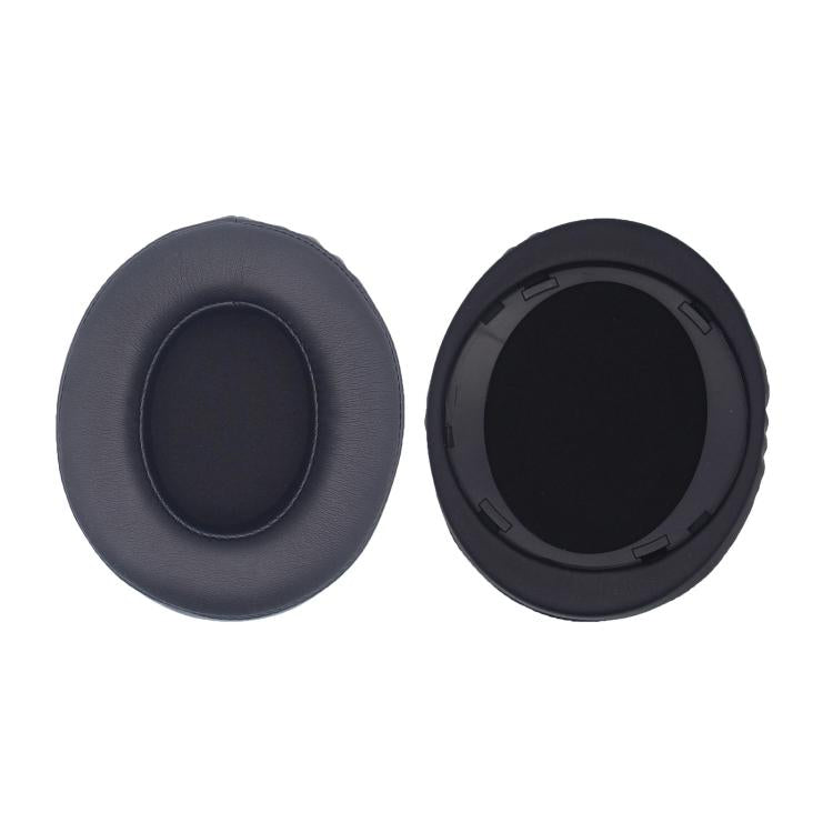 For Philips SHP9500 1pair Headphones Sponge Cover Earmuffs, Color: Black Leather