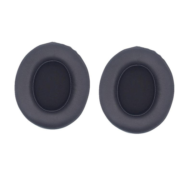 For Philips SHP9500 1pair Headphones Sponge Cover Earmuffs, Color: Black Leather