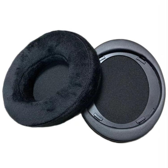 For Philips SHP9500 1pair Headphones Sponge Cover Earmuffs, Color: Black Flannel
