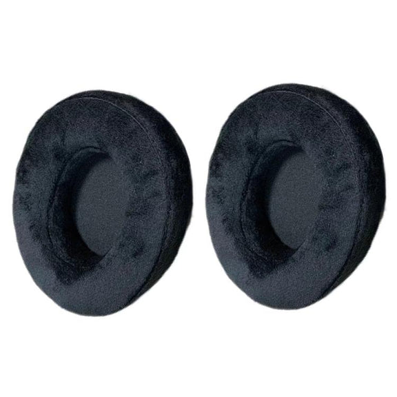 For Philips SHP9500 1pair Headphones Sponge Cover Earmuffs, Color: Black Flannel