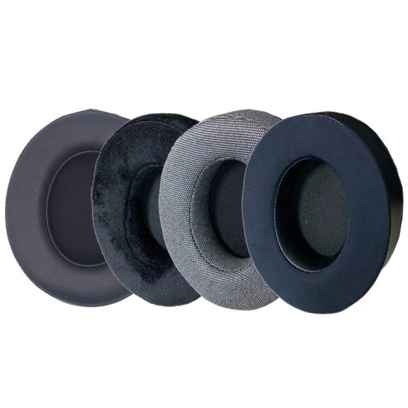 For Philips SHP9500 1pair Headphones Sponge Cover Earmuffs, Color: Black Flannel