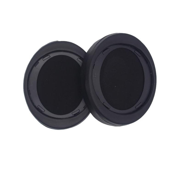 For Philips SHP9500 1pair Headphones Sponge Cover Earmuffs, Color: Black Flannel
