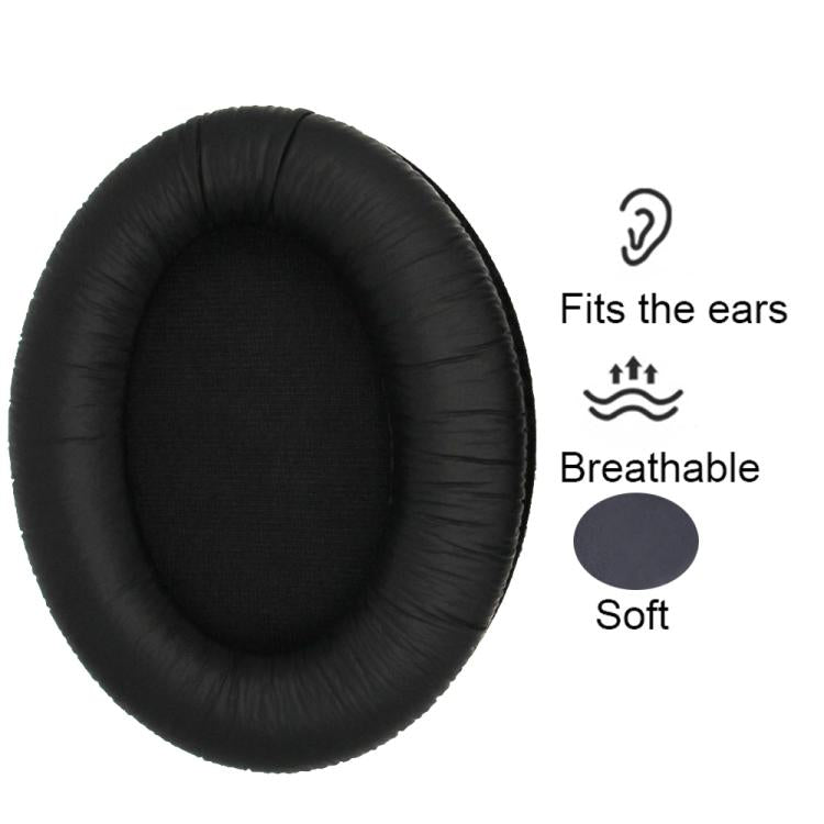 1pair Headphones Sponge Cover Earmuffs For Sennheiser HD418 / 429 / 439 / 449, Color: Protein Leather - Earmuff & Pad by PMc TechLife | Online Shopping South Africa | PMc TechLife | Buy Now Pay Later Mobicred