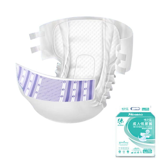 Hexibao Adhesive Adult Diapers, Size: Reinforced L 30pcs