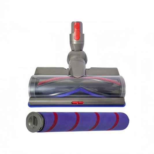 Adjustable Suction Floor Brush for Dyson V7 / V8 / V10 / V11 / V15 / G5 Vacuum Cleaners, Spec: Direct Drive Head+Soft Roller Set - free shipping - PMC Jewellery - Order now!