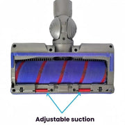 Adjustable Suction Floor Brush for Dyson V7 / V8 / V10 / V11 / V15 / G5 Vacuum Cleaners, Spec: Soft Head+Bristle Roller Set