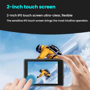 M40TR With Touch Screen + Remote Control 5K Action Camera Anti-Shake Outdoor HD Shooting Cycling Recorder Under Dive Camera