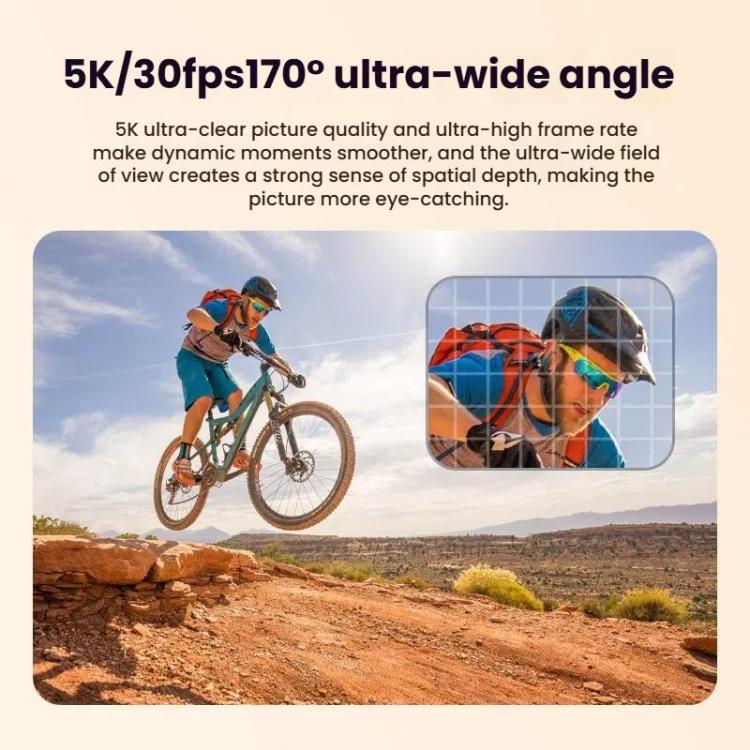 M40TR With Touch Screen + Remote Control 5K Action Camera Anti-Shake Outdoor HD Shooting Cycling Recorder Under Dive Camera