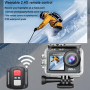 M40TR With Touch Screen + Remote Control 5K Action Camera Anti-Shake Outdoor HD Shooting Cycling Recorder Under Dive Camera